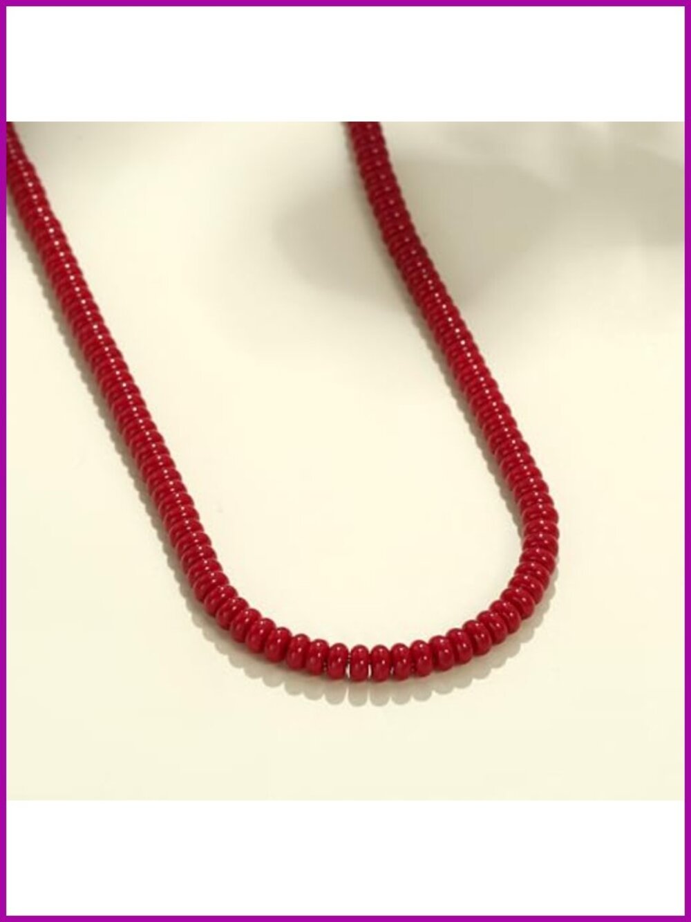 Boho Choker Necklace, Natural Stone Beaded Necklace for Women, Layering Jewelry - Picture 6 of 6
